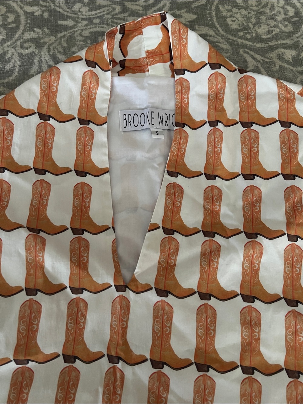 Brooke Wright UT Texas BOOTS NANCY DRESS - like new small